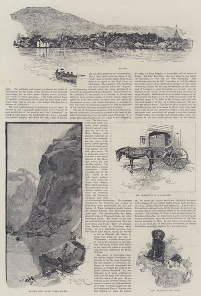 O raio de sol na Noruega, por Lady Brassey de Amedee Forestier