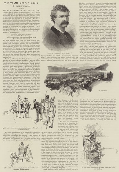 The Tramp Abroad Again, de Mark Twain de Amedee Forestier