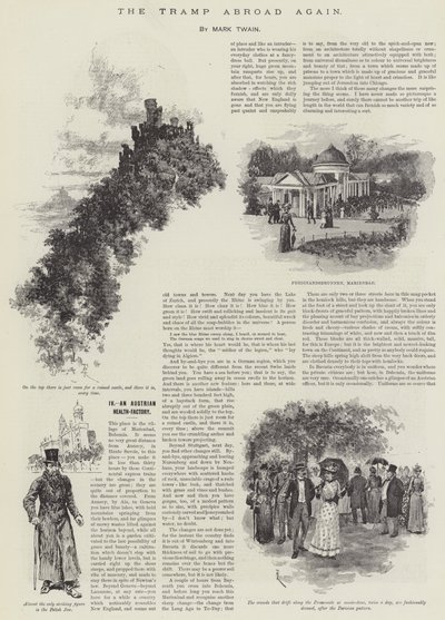 The Tramp Abroad Again, de Mark Twain de Amedee Forestier