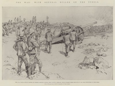 A guerra, com o general Buller no Tugela de Amedee Forestier