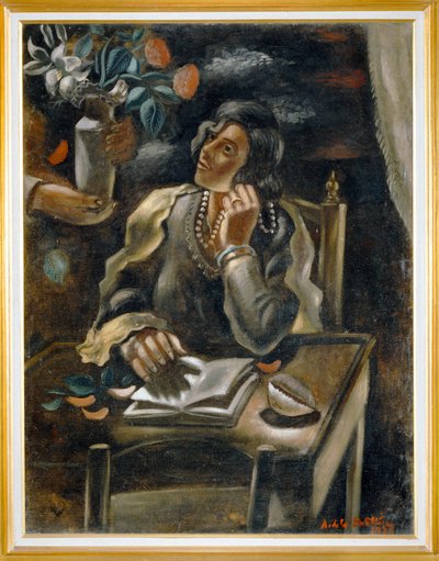 inspiração (pintura sobre tela) de Amedee de La Patelliere