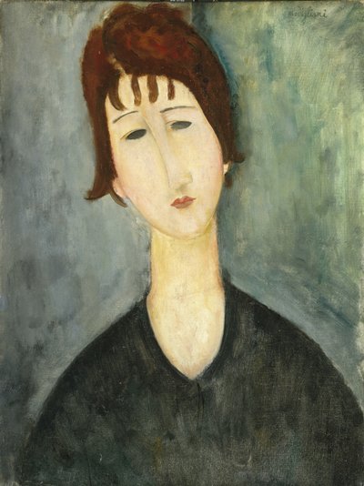 Uma mulher, 1917-20 de Amedeo Modigliani