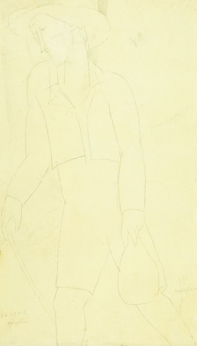 Ovelha, 1915-16 de Amedeo Modigliani