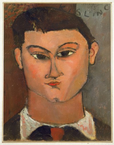Retrato do pintor Moïse Kisling de Amedeo Modigliani