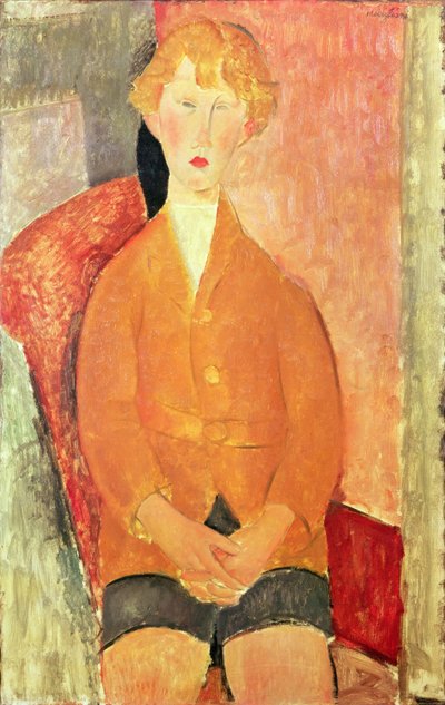 Menino de Bermuda, c.1918 de Amedeo Modigliani