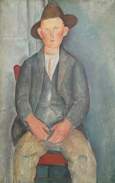 O pequeno fazendeiro. Por volta de 1918 de Amedeo Modigliani