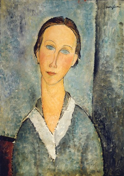 Menina em uma blusa de marinheiro, 1918 de Amedeo Modigliani