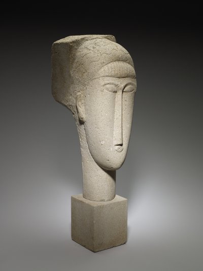 Head, 1911-12 (calcário) de Amedeo Modigliani
