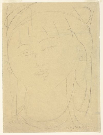 Chefe da Anatólia de Amedeo Modigliani