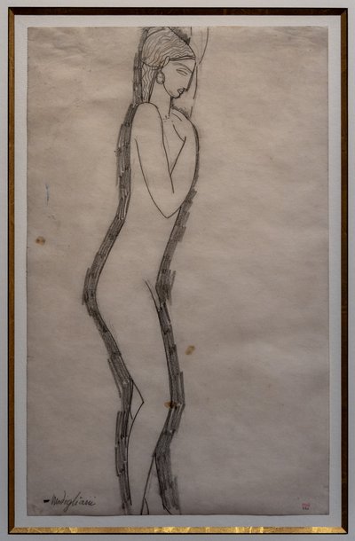 Perfil do hermafrodita de Amedeo Modigliani