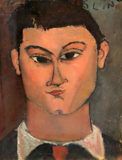 Italiano: Retrato do pintor Moisè Kisling de Amedeo Modigliani