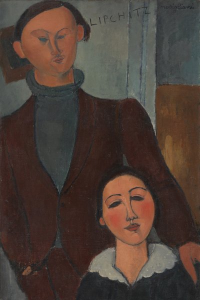Jacques e Berthe Lipchitz de Amedeo Modigliani