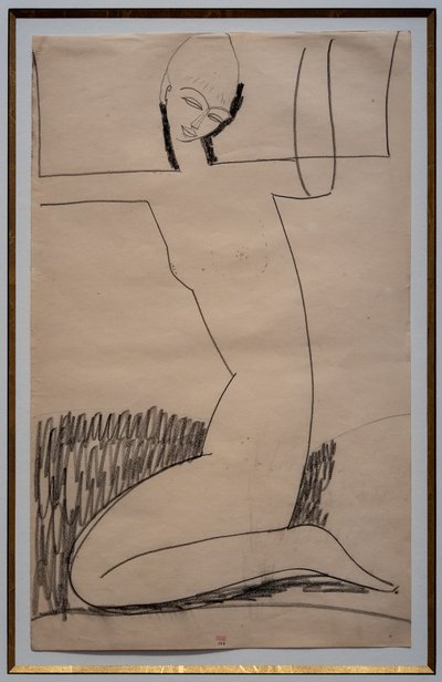 Cariátides ajoelhadas de Amedeo Modigliani