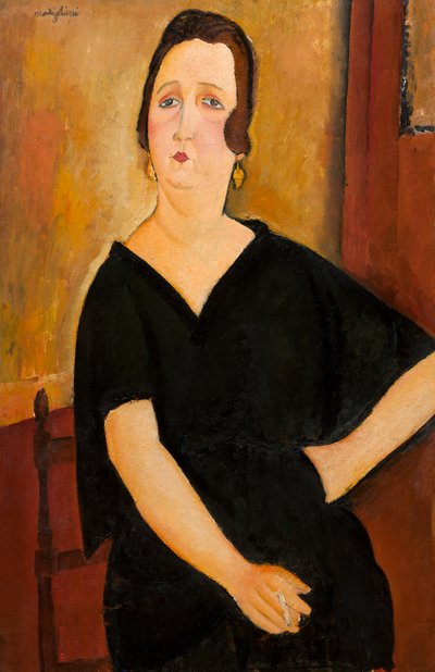 Madame Amédée (Mulher com Cigarro) 1918 (óleo sobre tela) de Amedeo Modigliani