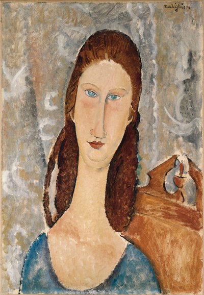 Retrato de Jeanne Hebuterne (óleo sobre tela) de Amedeo Modigliani