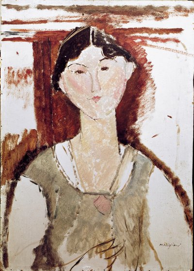 Retrato de Beatrice Hastings. Pintura de Amedeo Modigliani de Amedeo Modigliani