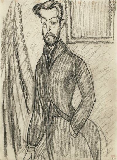 Retrato do Dr. Paul Alexandre (1881-1968) por Modigliani, Amedeo (1884-1920) de Amedeo Modigliani