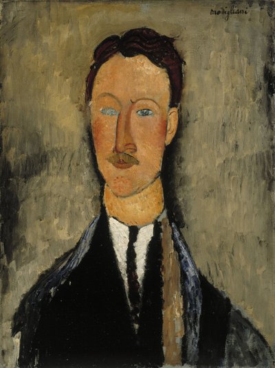 Retrato de Leopold Survage (1879-1968) - Peinture de Amedeo Modigliani de Amedeo Modigliani