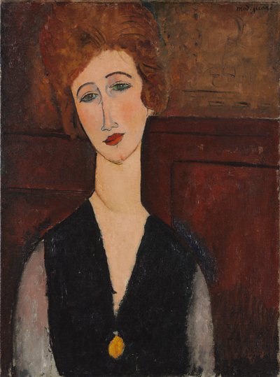 Retrato de uma mulher de Amedeo Modigliani