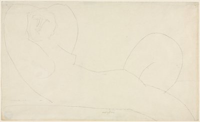 Nu feminino reclinado de Amedeo Modigliani