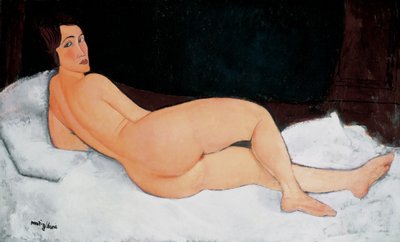 Descansando nu de Amedeo Modigliani