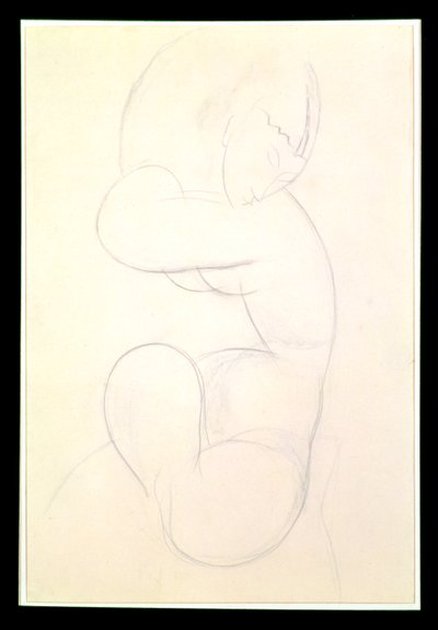 Nude Feminino Sentado de Amedeo Modigliani