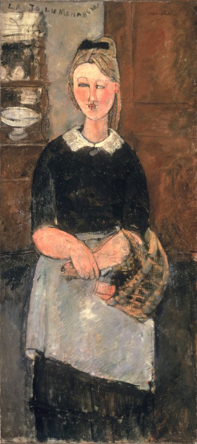 The Pretty Housewife (La Jolie Menagere) 1915 (óleo sobre tela) de Amedeo Modigliani