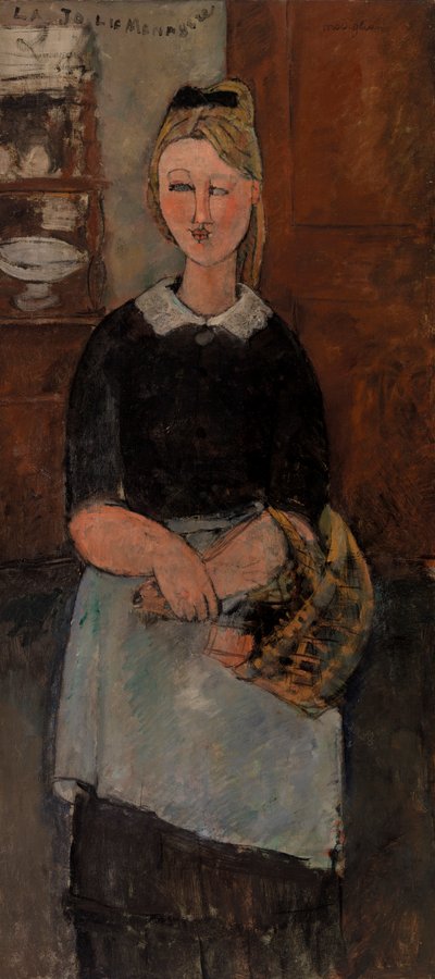 A dona de casa bonita (La Jolie ménagère) de Amedeo Modigliani