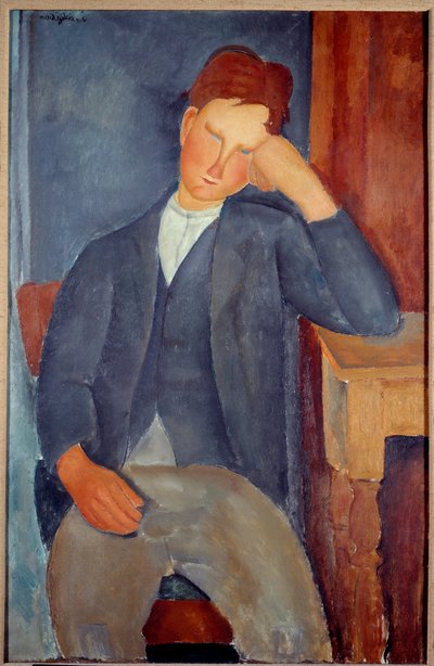 O Jovem Aprendiz Pintura de Amedeo Modigliani de Amedeo Modigliani
