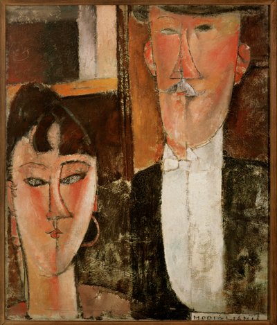 A noiva (óleo sobre tela) de Amedeo Modigliani