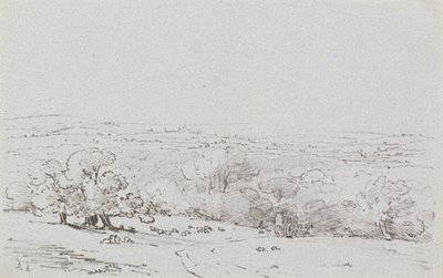 Abordagem de transporte para Bromley Hill, c.1803 (gravura) de Amelia Long