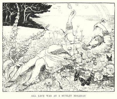 Toda a vida foi como umas férias ao sol (gravura) de Amelia M. (attr.to) Bowerley or Bauerle