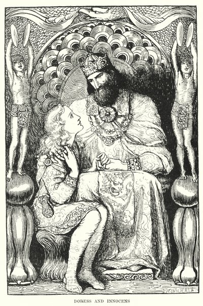 Doress e Innocens (gravura) de Amelia M. (attr.to) Bowerley or Bauerle