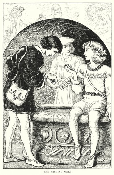O poço dos desejos (gravura) de Amelia M. (attr.to) Bowerley or Bauerle