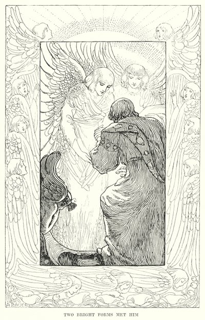 Duas formas brilhantes o conheceram (gravura) de Amelia M. (attr.to) Bowerley or Bauerle