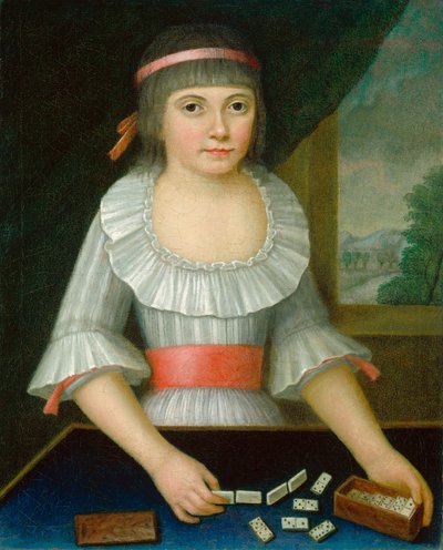 A Garota Dominó de American 18th Century