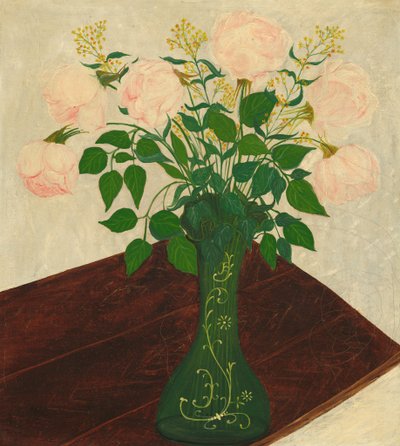 Rosas cor de rosa de American 19th Century