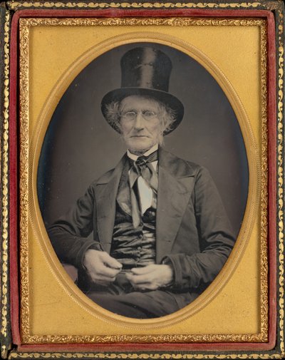 Retrato de um homem de American 19th Century