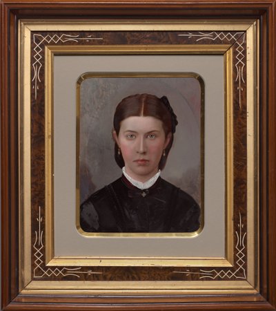 Retrato de uma mulher de American 19th Century