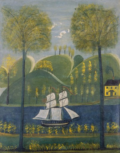Em plena vela de American 19th Century