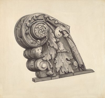 Billethead da Fragata "Sabine" de American 20th Century