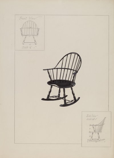 Cadeira (Windsor) de American 20th Century