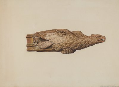 Figura de proa da Escuna "Nellie G" de American 20th Century