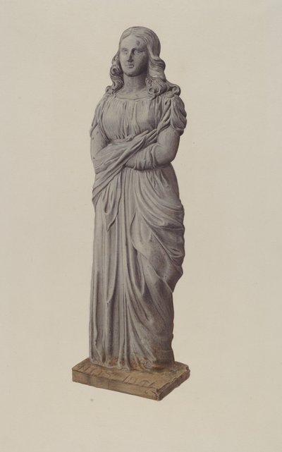 Figura de jardim de American 20th Century