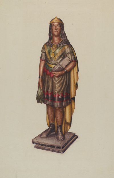 Figura indiana de American 20th Century