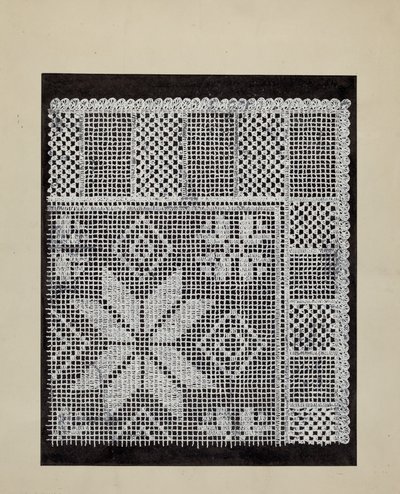 Renda Hardanger de American 20th Century