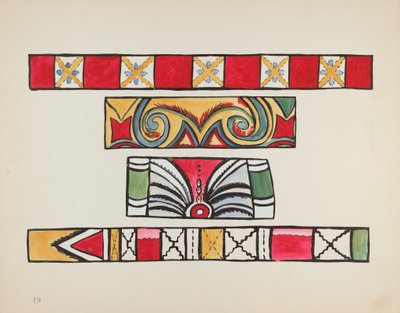 Ilustração 49: Desenho Diversos: Do Portfólio "Desenhos Coloniais Espanhóis do Novo México" de American 20th Century