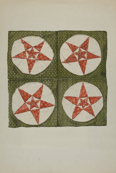 Blocos de Colcha - Aplique Estrela de American 20th Century
