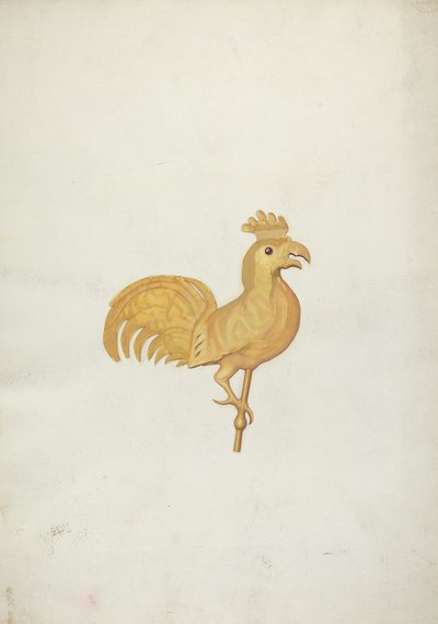Cata-vento Galo de American 20th Century