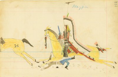 Pega, Lobo Uivante, Cheyenne do Sul de American Native